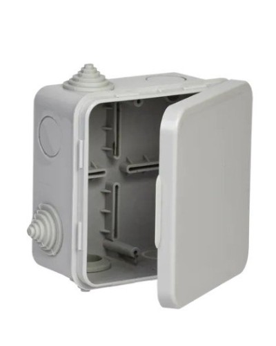 Коробка КМ 100х100х50 GENERICA (UKO31-100-100-050-K03-54G). Коробка распаячная для открытой проводки. GENERICA в Севастополе