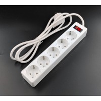 SP5W-550 GARDA. Сетевой фильтр 5 розеток,5м, белый. 5bites