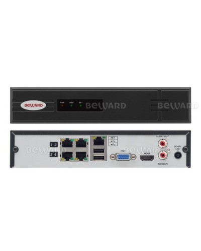 BK0104H2-P4. IP-видеорегистратор 4-канальный. Beward в Севастополе