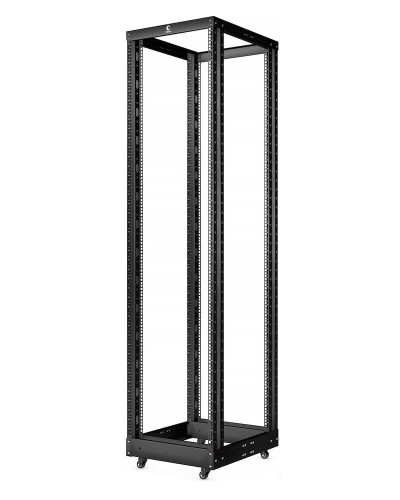 RA-42U-1000-BK (10160c). Открытая стойка 19, 42U, двухрамная, усиленная, цвет черный. CABEUS в Севастополе
