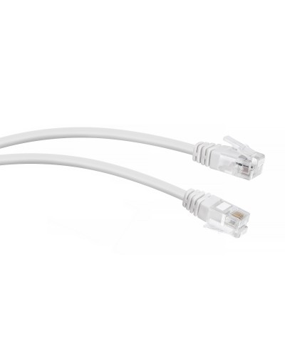 PC-TEL-RJ12-10m (7892c), белый. Патч-корд медный. CABEUS в Севастополе