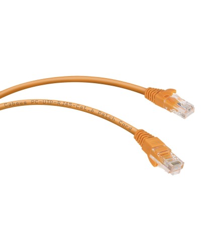 PC-UTP-RJ45-Cat.6-1.5m-OR (8699c), оранжевый. Патч-корд медный. CABEUS в Севастополе