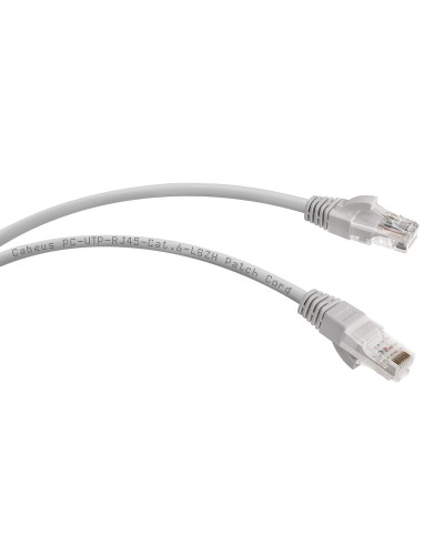 PC-UTP-RJ45-Cat.6-1m-LSZH (8877c), серый. Патч-корд медный. CABEUS в Севастополе