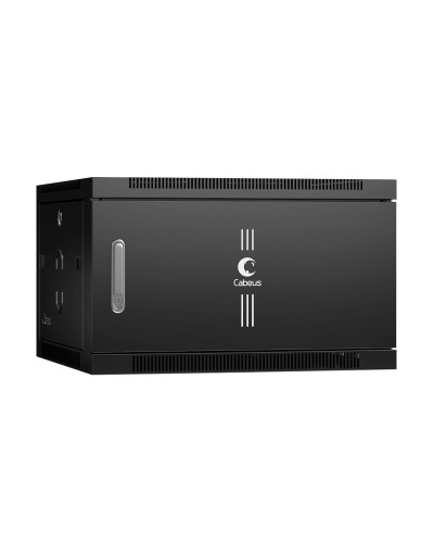 SH-05F-6U60/60m-BK (8588c). Шкаф телекоммуникационный 19 настенный 6U. CABEUS в Севастополе