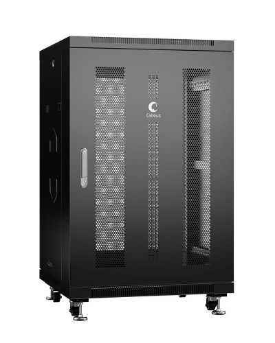 ND-05C-18U60/100-BK (8531c). Шкаф телекоммуникационный 19 напольный 18U. CABEUS в Севастополе