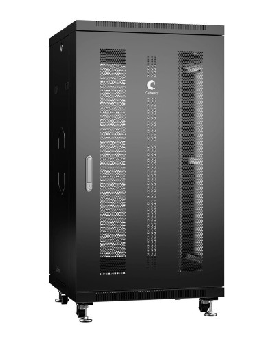ND-05C-22U60/60-BK (8549c). Шкаф телекоммуникационный 19 напольный 22U. CABEUS в Севастополе