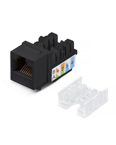 KJ-RJ45-Cat.5e-90-SW-BK (10101c): Вставка Keystone Jack RJ-47 в Севастополе