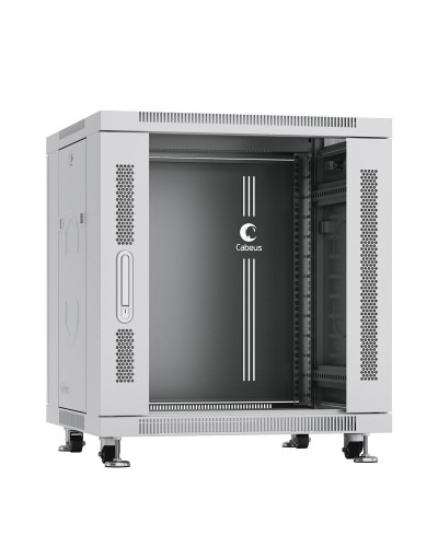 SH-05C-12U60/80 (7646c). Шкаф телекоммуникационный 19 напольный 12U. CABEUS в Севастополе