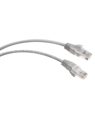 PC-UTP-RJ45-Cat.6-20m (8791c), серый. Патч-корд медный. CABEUS в Севастополе