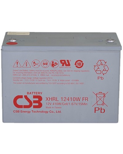 CSB XHRL 12410W FR. Аккумулятор герметичный свинцово-кислотный. CSB в Севастополе