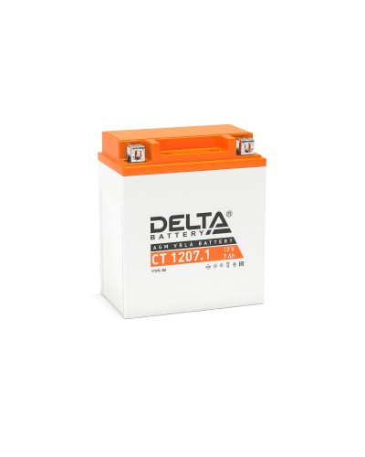 Delta CT 1207.1. Аккумулятор герметичный свинцово-кислотный стартерный. Delta в Севастополе