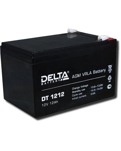 Delta DT 1212. Аккумулятор герметичный свинцово-кислотный. Delta в Севастополе