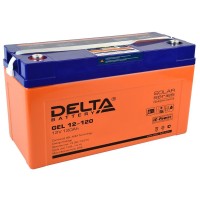 Delta GEL 12-120. Аккумулятор герметичный свинцово-кислотный. Delta