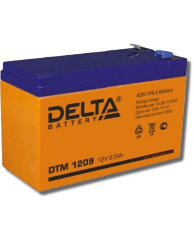 Delta DTM 1209. Аккумулятор герметичный свинцово-кислотный. Delta в Севастополе