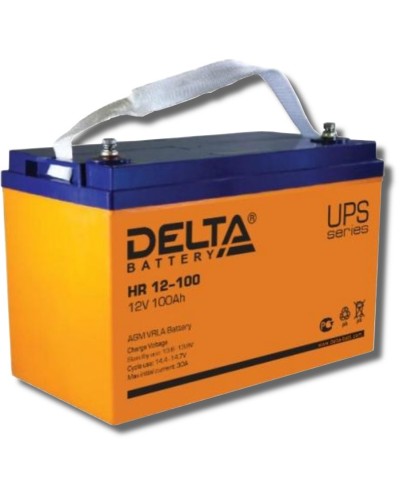 Delta HR 12-100. Аккумулятор герметичный свинцово-кислотный. Delta в Севастополе