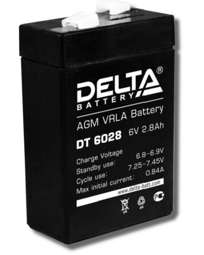 Delta DT 6028. Аккумулятор герметичный свинцово-кислотный. Delta в Севастополе