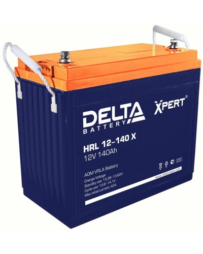 Delta HRL 12-140 X. Аккумулятор герметичный свинцово-кислотный. Delta в Севастополе
