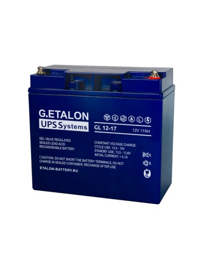 G.ETALON GL 12-17. Аккумулятор герметичный свинцово-кислотный. ETALON в Севастополе