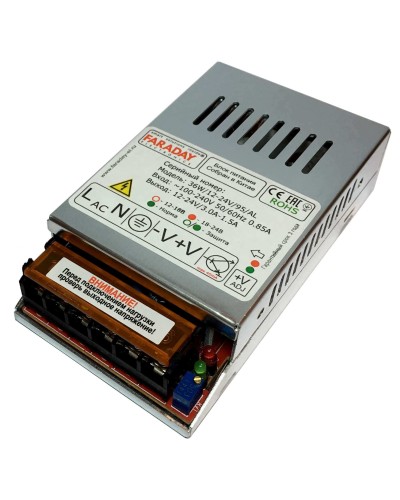 36W/12-24V/95AL. Импульсный блок питания. FARADAY в Севастополе