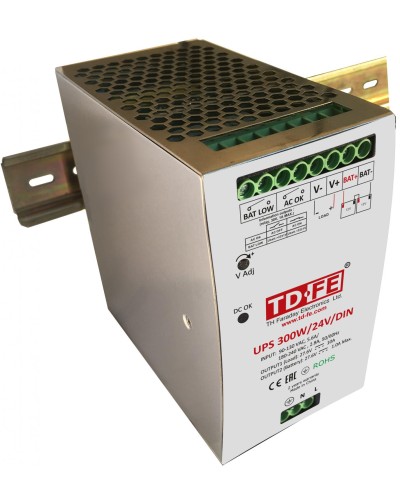 UPS 300W/24V/DIN. Источник вторичного электропитания резервированный. FARADAY в Севастополе
