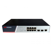 DS-3E2510P(B). Коммутатор с питанием POE. Hikvision