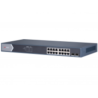DS-3E1518P-SI. Коммутатор с POE. Hikvision