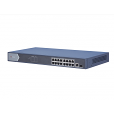 DS-3E0518P-E. Коммутатор с питанием POE. Hikvision