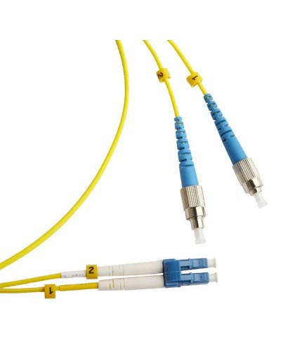 FC-D2-9-FC/UR-LC/UR-H-1M-LSZH-YL. Патч-корд волоконно-оптический FC/UPC-LC/UPC. Hyperline в Севастополе