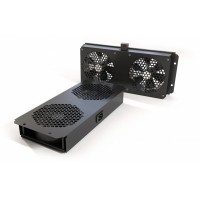 TFAB-T2FR-RAL9004. Модуль вентиляторный потолочный с 2-мя вентиляторами. Hyperline