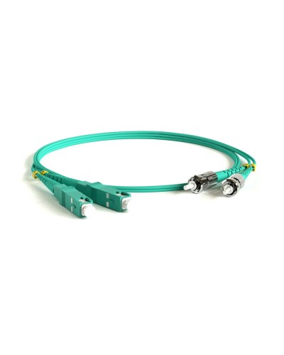 FC-D2-503-SC/PR-ST/PR-H-3M-LSZH-AQ. Патч-корд волоконно-оптический многомодовый. Hyperline в Севастополе
