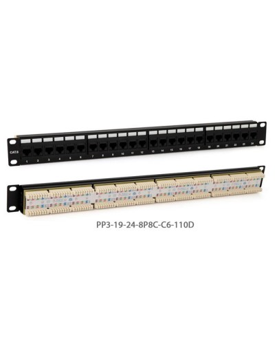 PP3-19-24-8P8C-C5E-110D. Патч-панель 19. Hyperline в Севастополе
