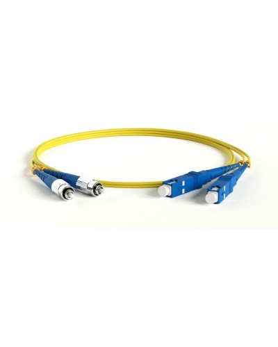 FC-D2-9-FC/UR-SC/UR-H-2M-LSZH-YL. Патч-корд волоконно-оптический SC-FC. Hyperline в Севастополе