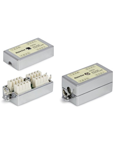 CA-IDC-C5e-SH-F-WH. Проходной адаптер экранированный. Hyperline в Севастополе
