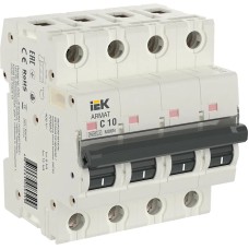 M06N 4P C 10А 6кА ARMAT (AR-M06N-4-C010). Автоматический выключатель. IEK