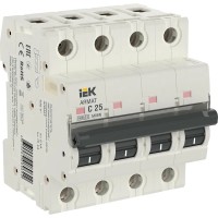 M06N 4P C 25А 6кА ARMAT (AR-M06N-4-C025). Автоматический выключатель. IEK