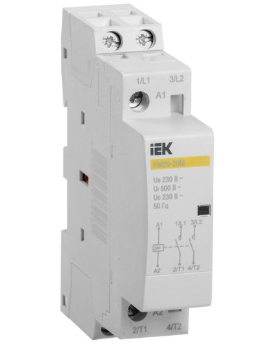 Контактор модульный КМ20-20М AC (MKK11-20-20). Контактор модульный. IEK в Севастополе