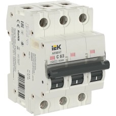 M06N 3P C 63А 6кА ARMAT (AR-M06N-3-C063). Автоматический выключатель. IEK