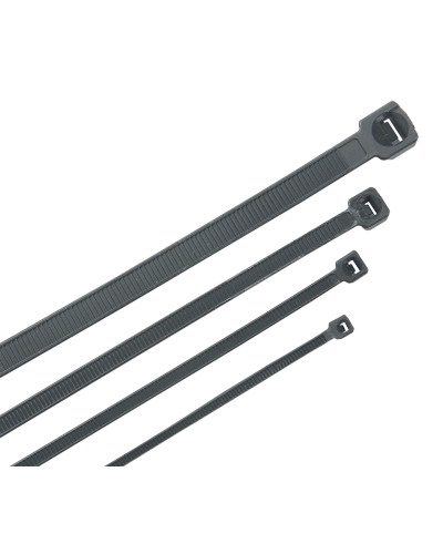 HKB-W48-L200 (100 шт). Хомут кабельный ХКн 4,8х200мм нейлон черный. ITK в Севастополе