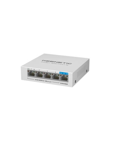 Keenetic KN-4610 (L2) 5х1Гбит/с 4PoE+ 60W. Коммутатор с PoE. KEENETIC в Севастополе