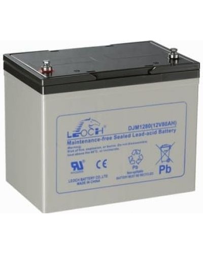 LEOCH DJM 1280. Аккумулятор герметичный свинцово-кислотный. LEOCH в Севастополе