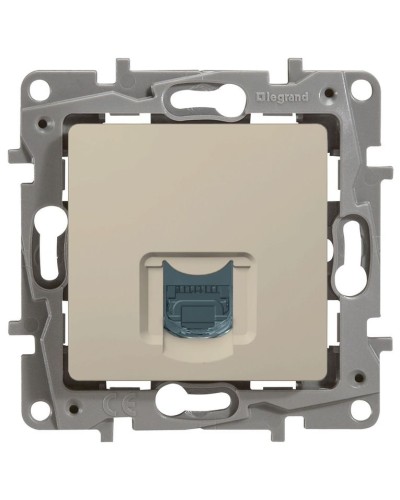 Розетка 5e, UTP, 1хRJ45, ETIKA, слоновая кость (672341). Розетка. LegranD в Севастополе