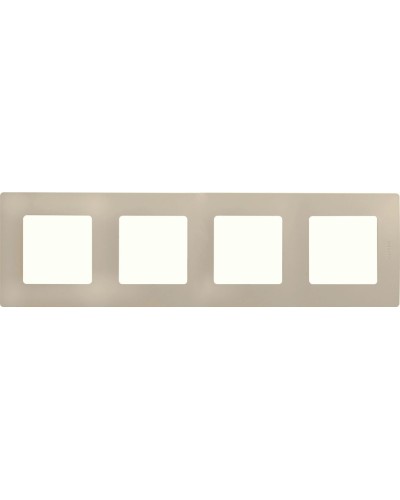 Рамка 4 поста ETIKA, слоновая кость (672514). Рамка. LegranD в Севастополе