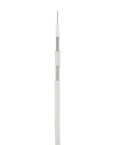 RG-6 CCS, In, PVC (UEC-C2-32123A-WT-3). Кабель коаксиальный омедненный. NETLAN в Севастополе