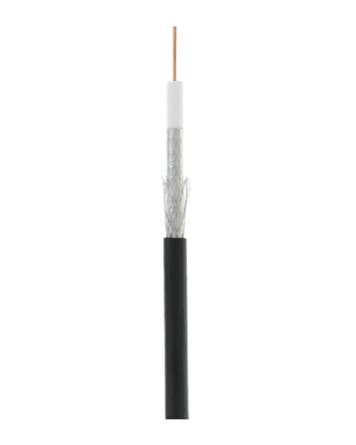RG-6 CCS, Out, PE (EC-C2-32123B-BK-3). Кабель коаксиальный омедненный. NETLAN в Севастополе