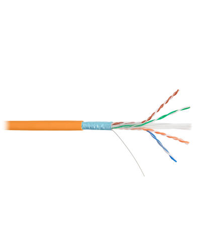 F/UTP 4pair, Cat6, Solid, In, PVC (NKL 9240C-OR). Кабель «витая пара» (LAN) для структурированных систем связи. NIKOLAN в Севастополе