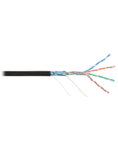 F/UTP 4pair, Cat5e, Solid, Out, PVC (NMC 4200B-BK). Кабель «витая пара» (LAN) для структурированных систем связи. NIKOMAX в Севастополе
