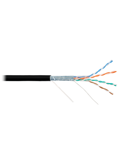 F/UTP 4pair, Cat5e, Solid, Out, PVC (NMC 9200B-BK). Кабель «витая пара» (LAN) для структурированных систем связи. NIKOMAX в Севастополе