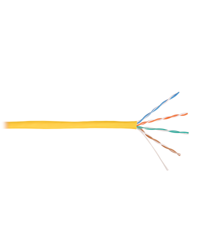 U/UTP 4pair, Cat5e, Solid, In, нг(А)-HF (NMC 4100C-YL). Кабель «витая пара» (LAN) для структурированных систем связи. NIKOMAX в Севастополе