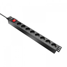 NTSS-PDU-DA1016 гор.размещ. 8xSchuko базовые 10A C14. Блок розеток 19. NTSS