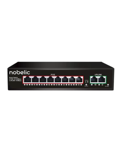 NBLS-1008P. Коммутатор неуправляемый 8-портовый. Nobelic в Севастополе